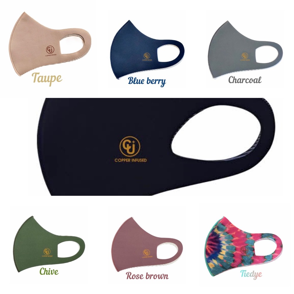 7colors Anti bacterial copper mask